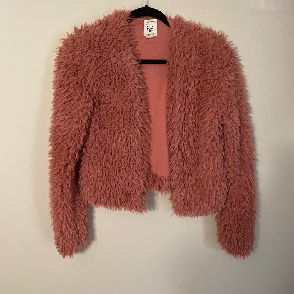 BILLABONG Faux Fur Keeps Jacket